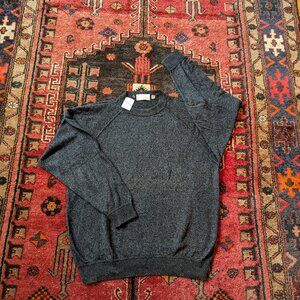 Ermenegildo Zegna men's pullover sweater, 81% silk - Charcoal, size 50 IV